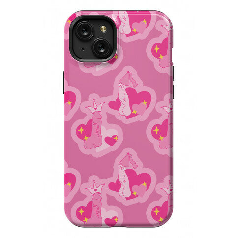 Princess Penis Pattern Phone Case